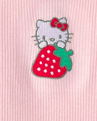 Toddler Girl 2-Piece Hello Kitty® Strawberry Top & Skort Set - Pink/Green