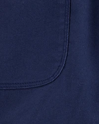Boys Pull-On Twill Shorts - Navy