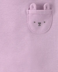 Baby Girl 5-Pack Bunny Multipack Bodysuits - Pink/Ivory