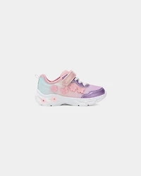 Toddler Girl Butterfly Floral Light-Up Athletic Shoes - Purple/Pink
