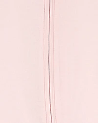 Baby Girl Solid 2-Way Zip PurelySoft Sleep & Play Pajamas