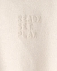 Baby French Terry Pullover Sweatshirt - Cream