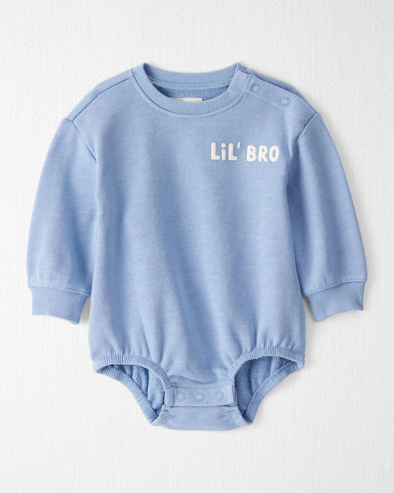 Baby Organic Cotton Lil' Bro Bubble