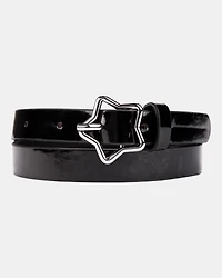 Star Buckle Belt - Black