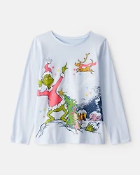 Girls Christmas Dr. Seuss™ The Grinch Long-Sleeve Graphic Tee - Blue