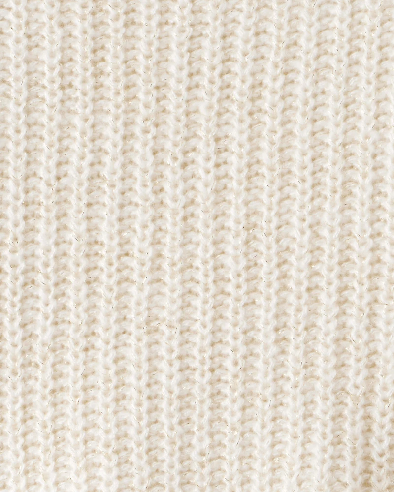 Girls Long-Sleeve Sweater - Ivory