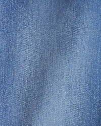 Baby Girl Medium Wash Elastic-Waist Jeans