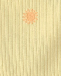 Baby Girl Sunshine Short-Sleeve Bodysuit Dress - Yellow