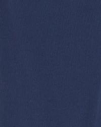 Girls Pull-On Stretch Rib Leggings - Navy Blue