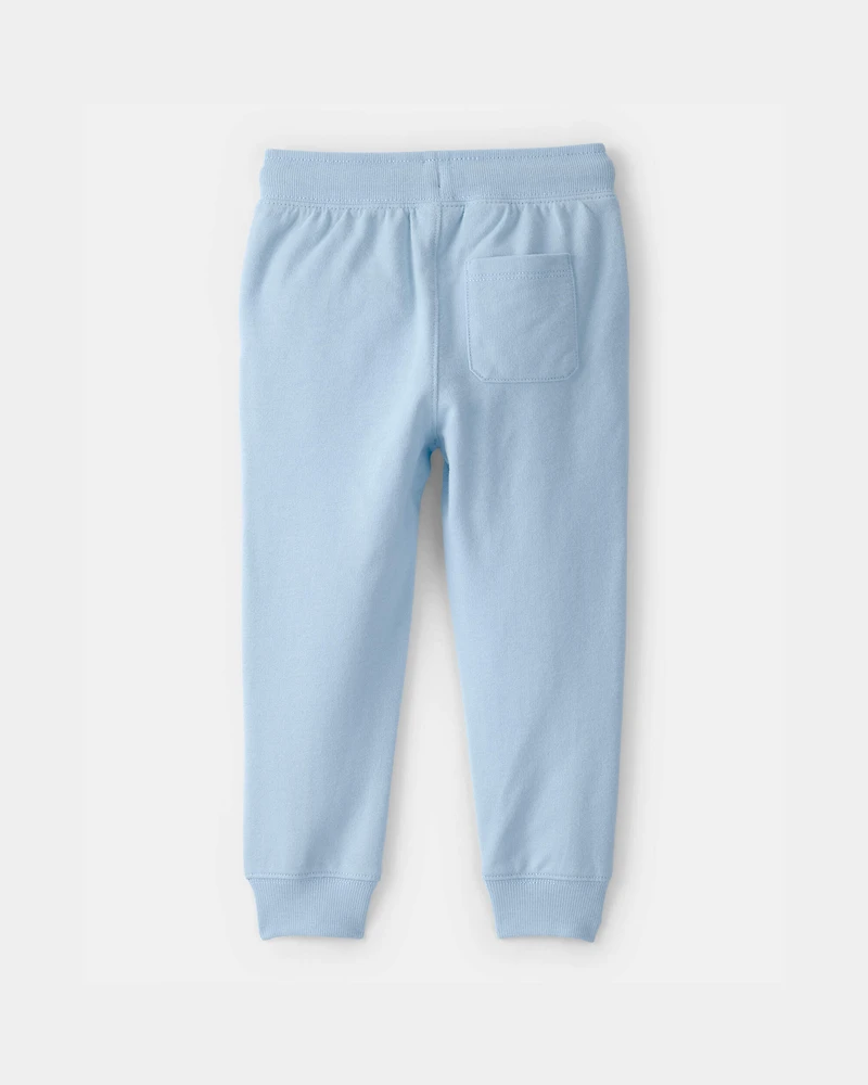 Toddler Boy French Terry Joggers - Blue
