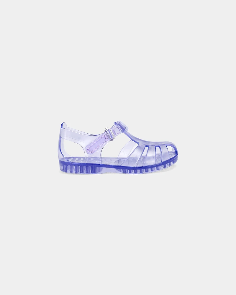 Toddler Girl Clear Sandals - Purple