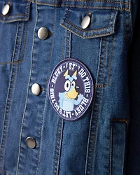 Baby Girl 2-Piece Bluey Denim Jacket & Skirt Set - Blue