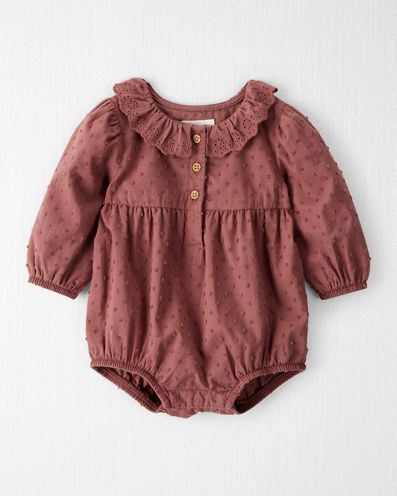 Baby Girl Organic Cotton Prairie Bubble