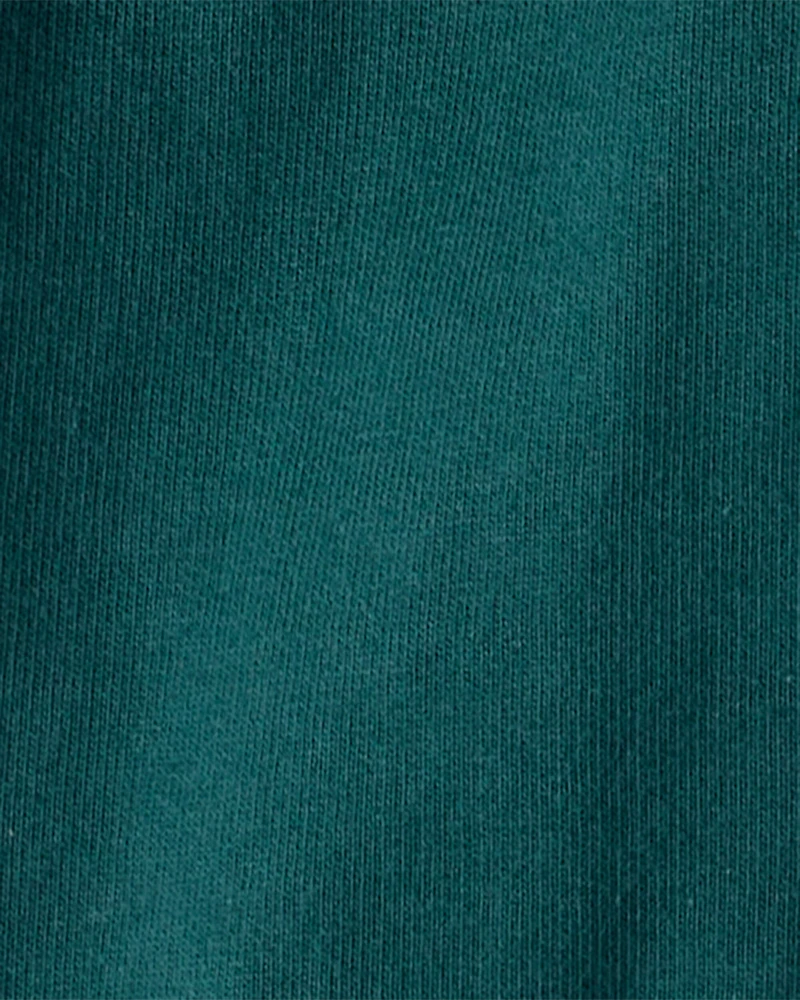 Baby Boy 3-Piece Fleece Vest Outfit Set - Green