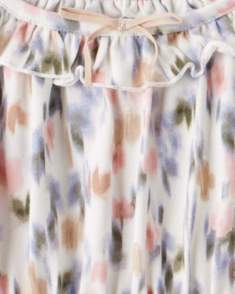 Girls Printed Long-Sleeve Top