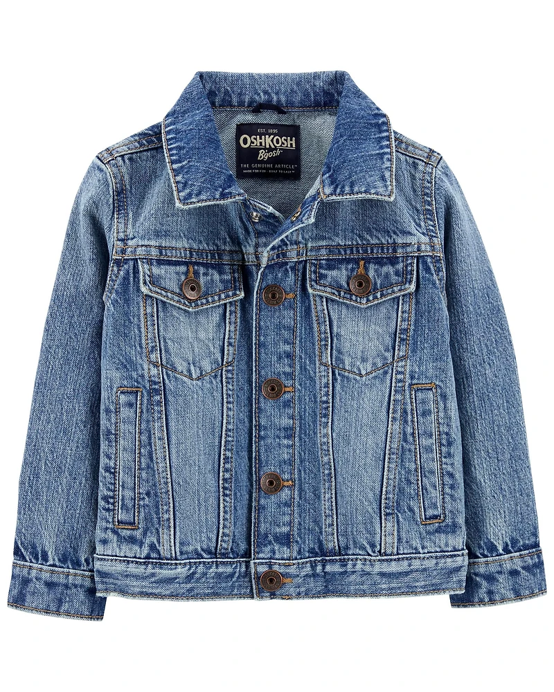 Toddler Denim Jacket - Medium Wash