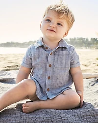 Baby 2-Piece Organic Cotton Gauze Set