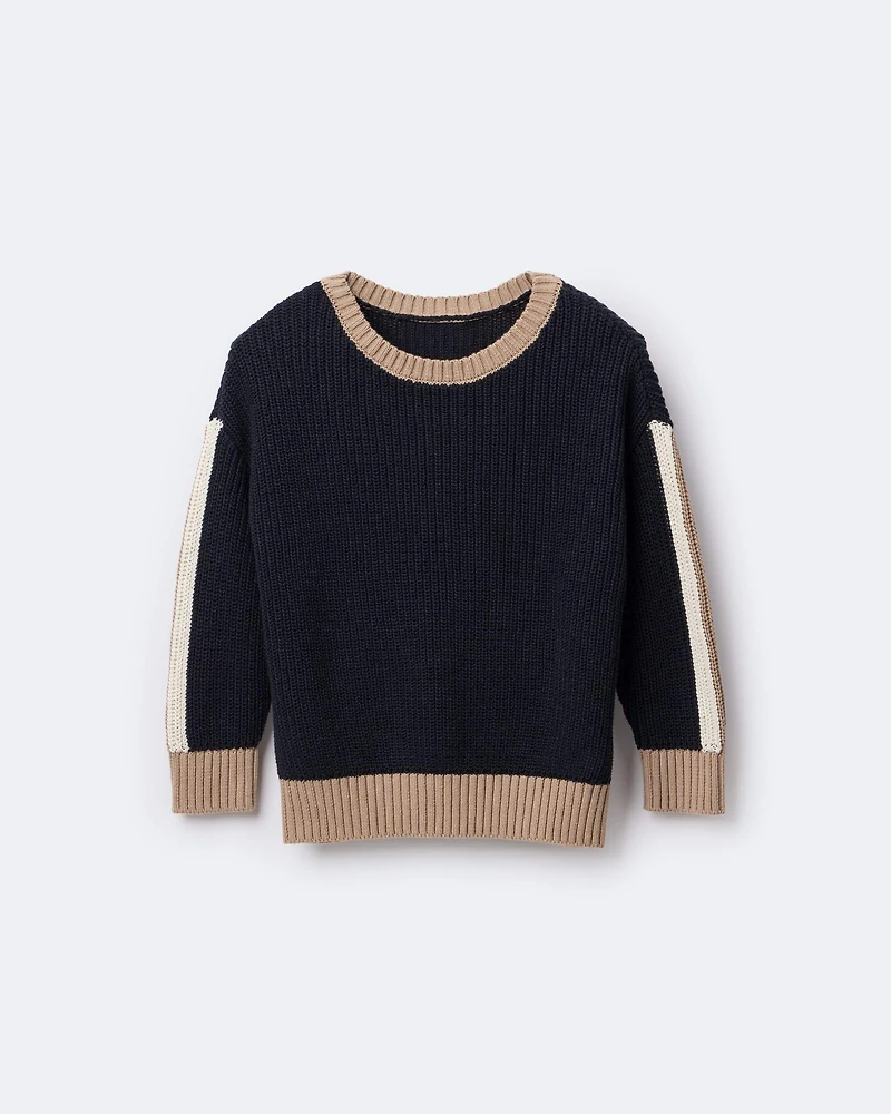Toddler Pullover Sweater - Black