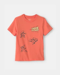 Toddler Boy Snack Attack Graphic Tee - Orange