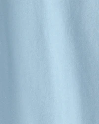 Boys Solid Henley T-Shirt - Blue