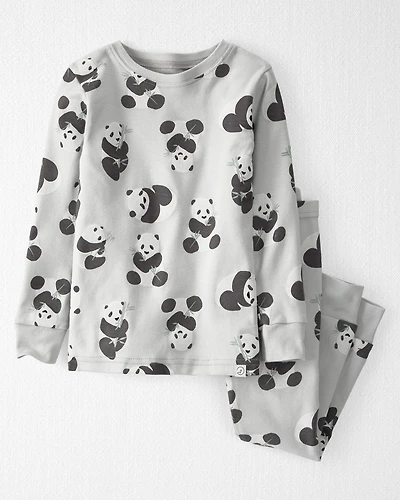 Baby Organic Cotton Pajamas Set in Panda Bear