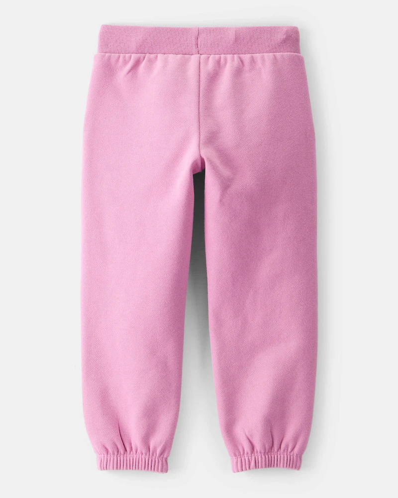Toddler Girl 2-Piece Quarter-Zip Sweatshirt & Daydream Fleece Joggers Set - Pink