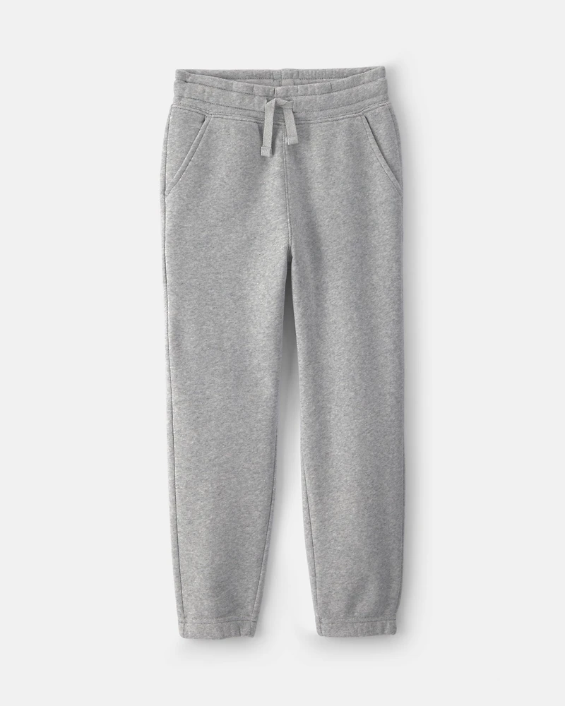 Boys Fleece Joggers - Grey