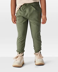 Toddler Boy Pull-On Drawstring Joggers - Green