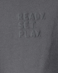 Baby 'Ready Set Play' French Terry Pullover Sweatshirt - Grey