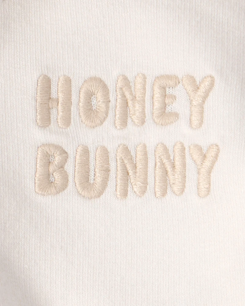 Baby Organic Cotton Bubble with Bunny Ears