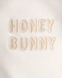 Baby Organic Cotton Bubble with Bunny Ears