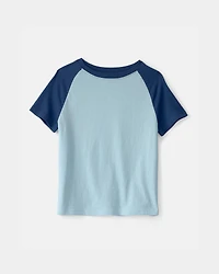 Kid Colorblock T-Shirt - Blue
