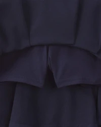 Toddler Girl 2-Pack Uniform Ponte Skort - Navy