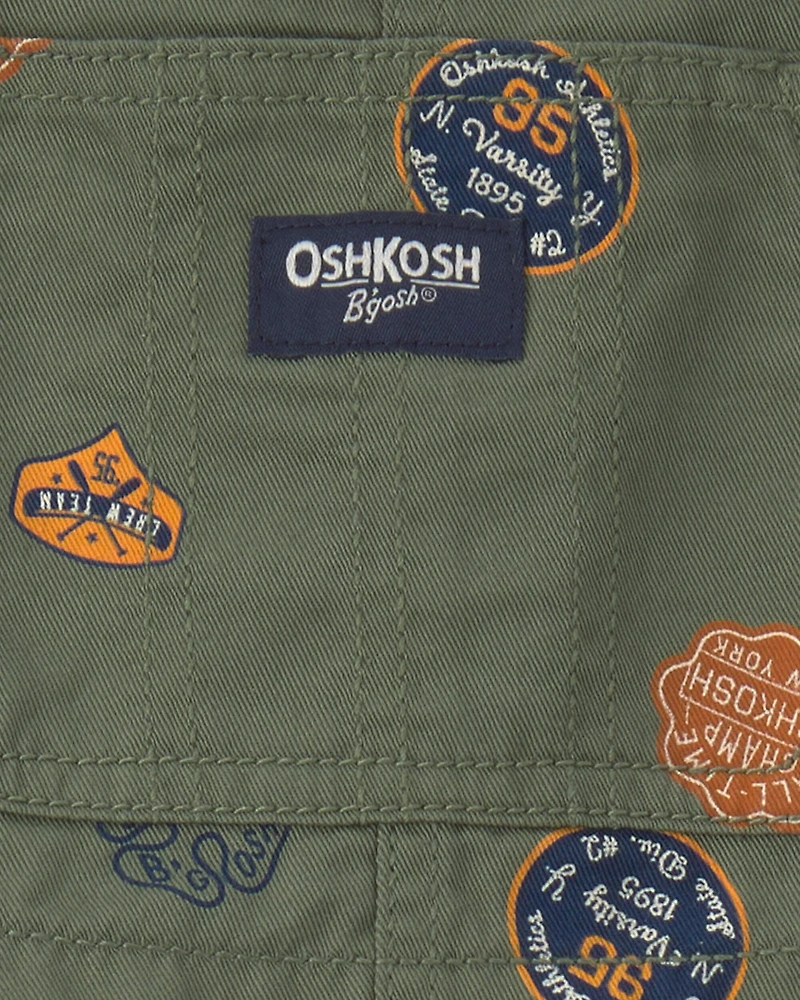 Toddler Patch Logo Overalls - Green
