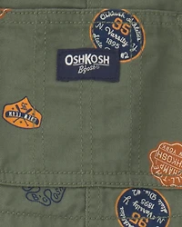 Toddler Patch Logo Overalls - Green