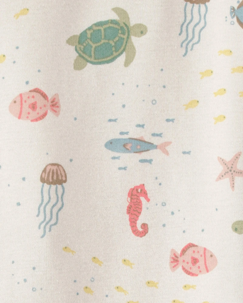 Toddler 2-Piece Organic Cotton Pajamas in Under the Sea