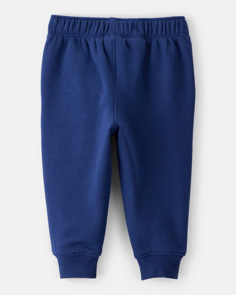 Baby Boy DayDream Fleece Cotton Jogger - Navy