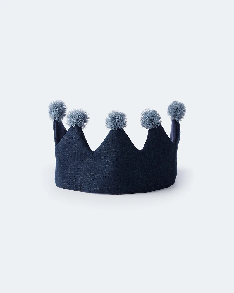 Toddler Crown Party Hat - Navy