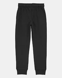 Boys Pull-On Drawstring Joggers - Black