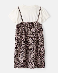 Girls 2-Piece Minnie Mouse Tee & Dress Set