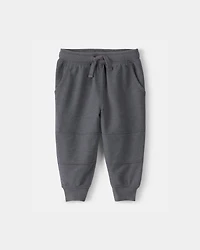 Baby Boy French Terry Joggers - Grey