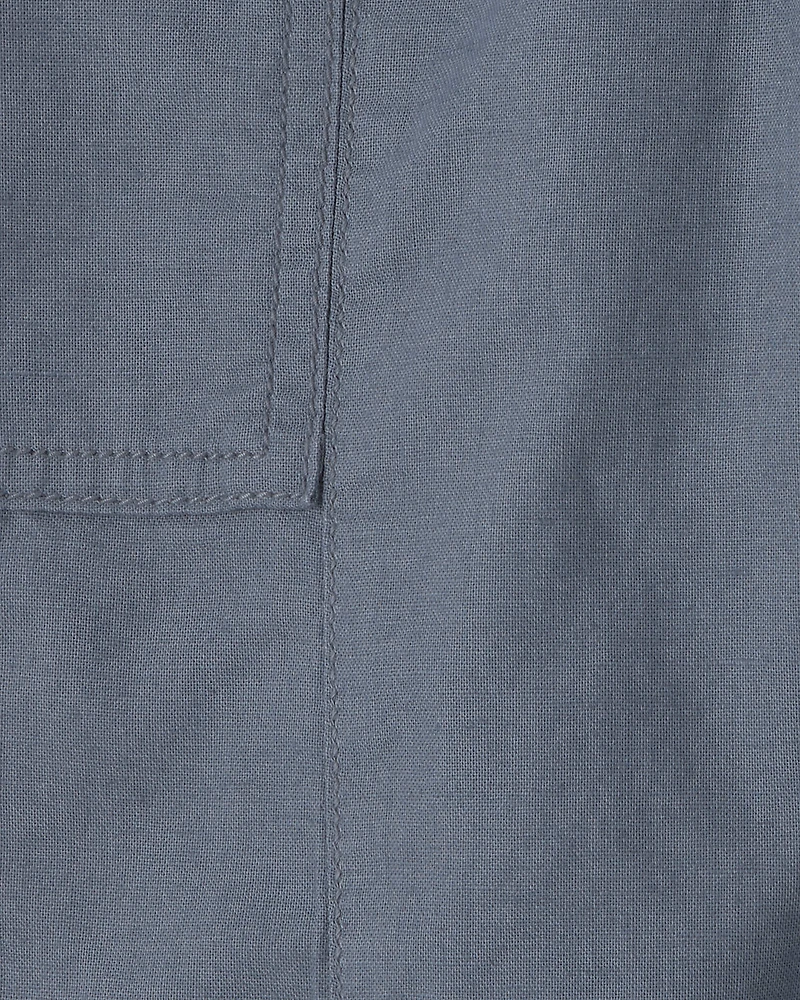 Toddler Boy Relaxed Linen Pants Made with Organic Cotton