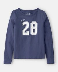 Girls Disney© Minnie Mouse Long-Sleeve Top - Navy