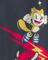 Boys Sonic The Hedgehog™ Fleece Joggers - Navy Blue