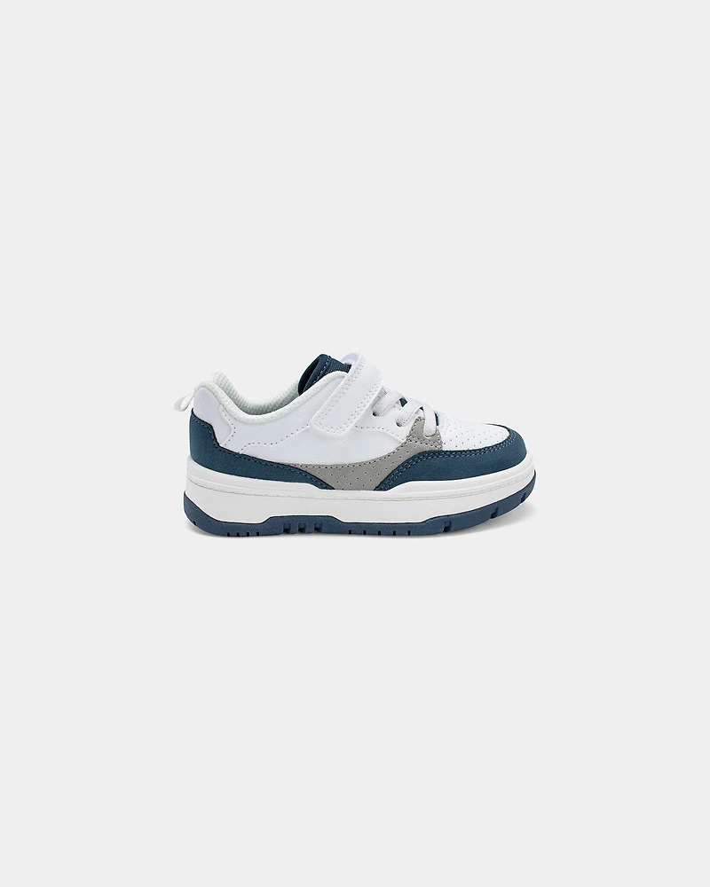 Toddler Boy Casual Sneakers - Navy/White