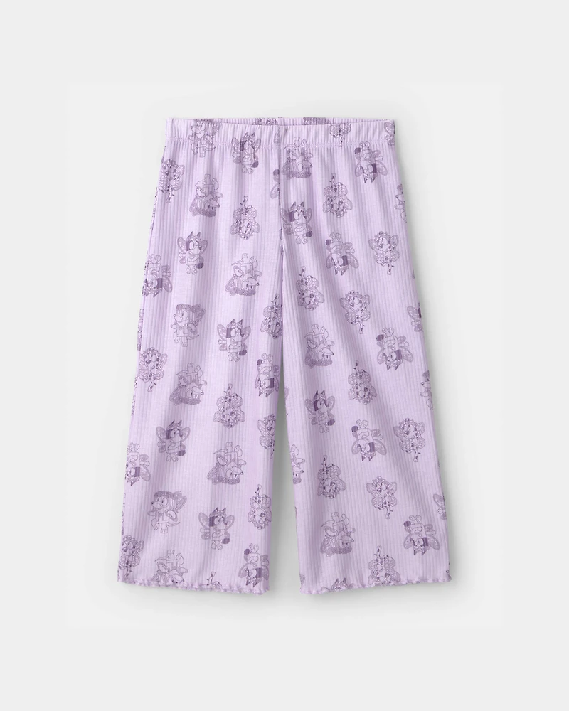 Toddler Girl 2-Piece Bluey™ Short-Sleeve Pajama Set - Purple