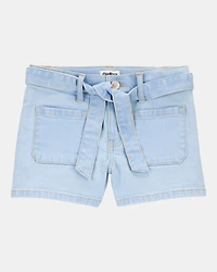 Kid Iconic Denim Shorts - Blue