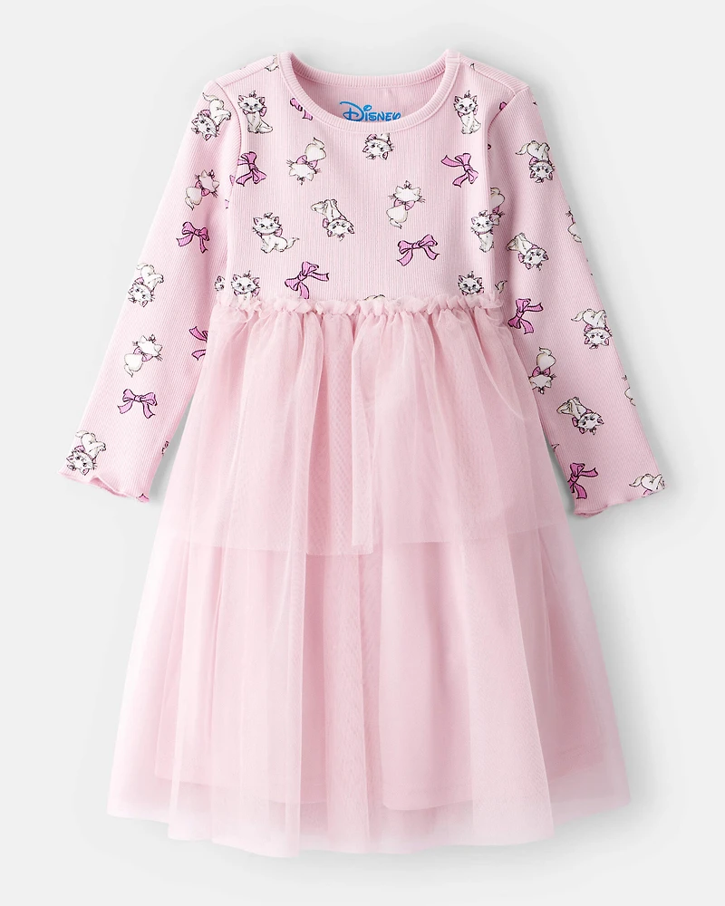 Toddler Aristocats Long-Sleeve Tutu Dress