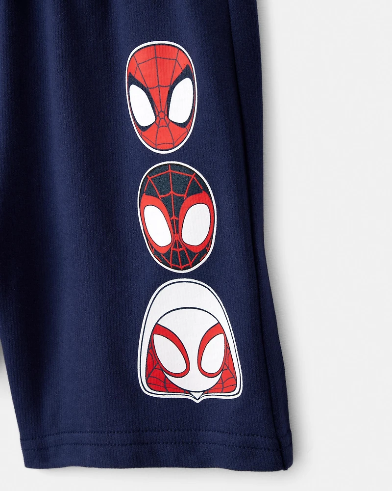 Toddler Boy 2-Piece Spider-Man Outfit Set - Navy/Blue