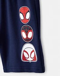 Toddler Boy 2-Piece Spider-Man Outfit Set - Navy/Blue